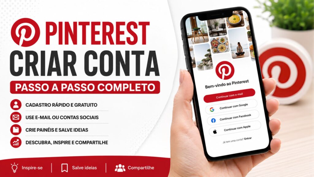 Pinterest Como Criar Conta e Começar a Usar.